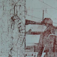 Mensch und Technik 1 Transfer-Lithografie, 50x70cm, 2011