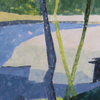 Winter Acryl auf Papier, 42x56cm, 2010