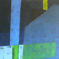 ... in den Abend hinein Acryl auf Leinwand, 50x50cm, 2007